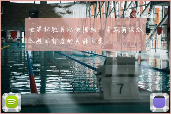 世界杯胜负比例揭秘：专家解读球队胜率背后的关键因素